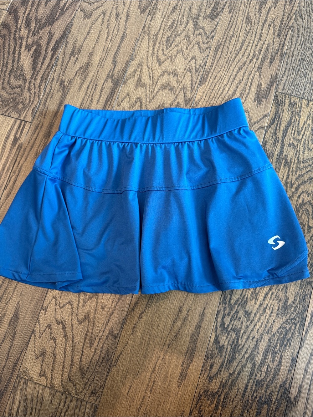 Athletic Blue Skort with Small gearbox Logo